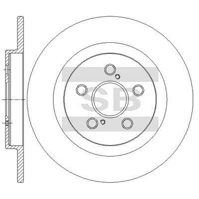 HiQ Rear Brake Rotors Set SD4964