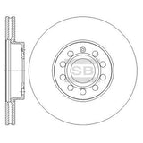 HiQ Front Brake Rotors Set SD5405