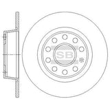 HiQ Rear Brake Rotors Set SD5411