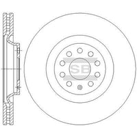 HiQ Front Brake Rotors Set SD5701