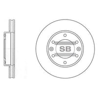 HiQ Front Brake Rotors Set SD2030