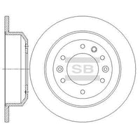 HiQ Rear Brake Rotors Set SD2047