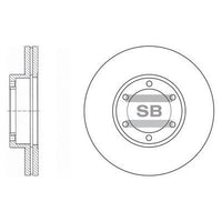 HiQ Front Brake Rotors Set SD2027