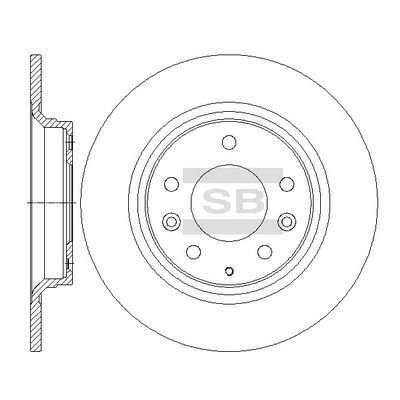 HiQ Rear Brake Rotors Set SD4412
