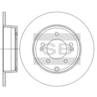 HiQ Rear Brake Rotors Set SD1178
