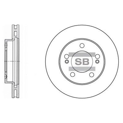 HiQ Front Brake Rotors Set SD3024