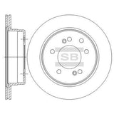 HiQ Rear Brake Rotors Set SD3043