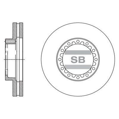 HiQ Rear Brake Rotors Set SD4331