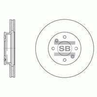 HiQ Front Brake Rotors Set SD1156