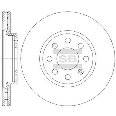 HiQ Front Brake Rotors Set SD5505