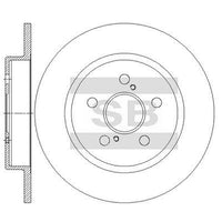 HiQ Rear Brake Rotors Set SD4978