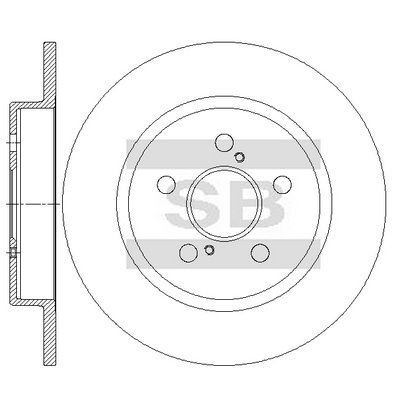 HiQ Rear Brake Rotors Set SD4978