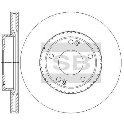 HiQ Front Brake Rotors Set SD2083