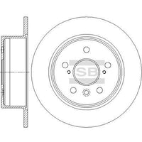 HiQ Rear Brake Rotors Set SD4648