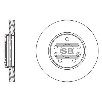 HiQ Front Brake Rotors Set SD3062