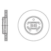 HiQ Front Brake Rotors Set SD3062
