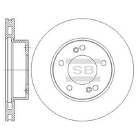 HiQ Front Brake Rotors Set SD3041