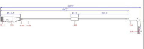 HiQ Front Brake Wear Sensor SWS4500