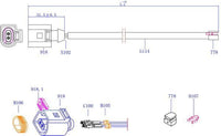 HiQ Rear Brake Wear Sensor SWS2802