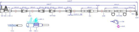 HiQ Front Brake Wear Sensor SWS1709