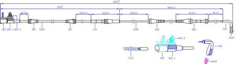HiQ Rear Brake Wear Sensor SWS1710