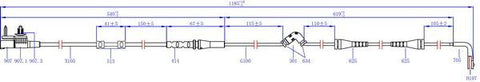 HiQ Front Brake Wear Sensor SWS1711