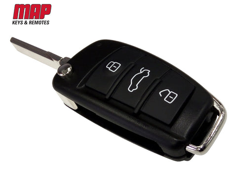 Remote Shell - Audi 3 Button KF140 - Goss