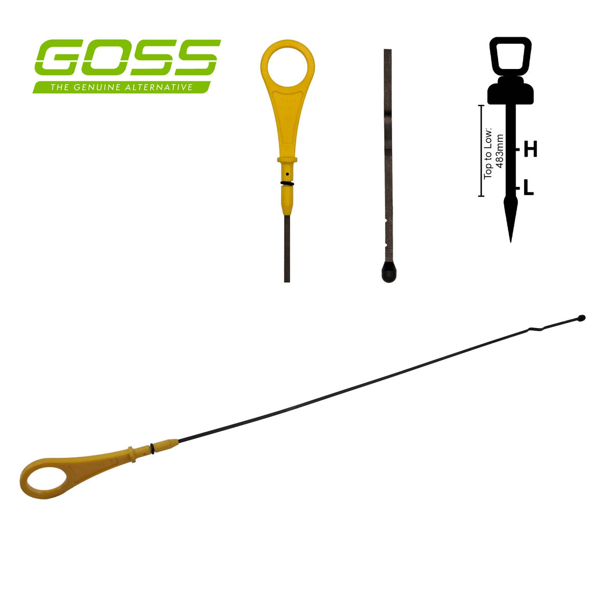 Engine Oil Dipstick - OD116 - Goss