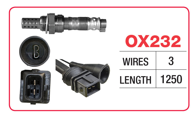 Oxygen Sensor - Audi, Saab, Volvo 3 OX232 - Goss