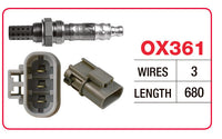 Oxygen Sensor - Nissan 3 Wire - OX361 - Goss
