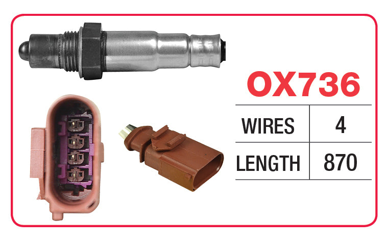 Oxygen Sensor - Volkswagen/Audi OX736 - Goss