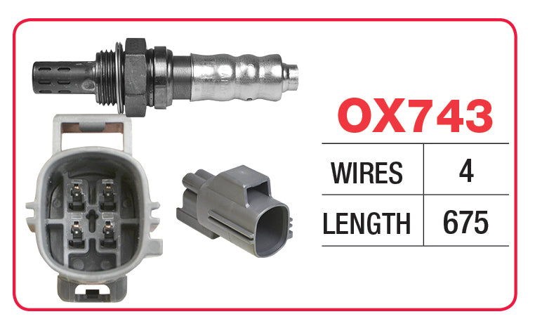 Oxygen Sensor - Mazda OX743 - Goss