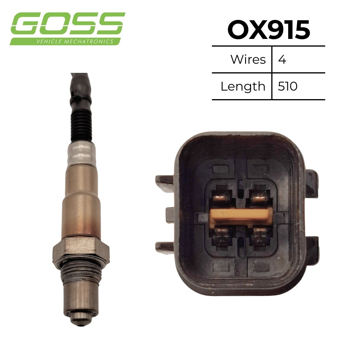 Oxygen Sensor - Hyundai OX915 - Goss