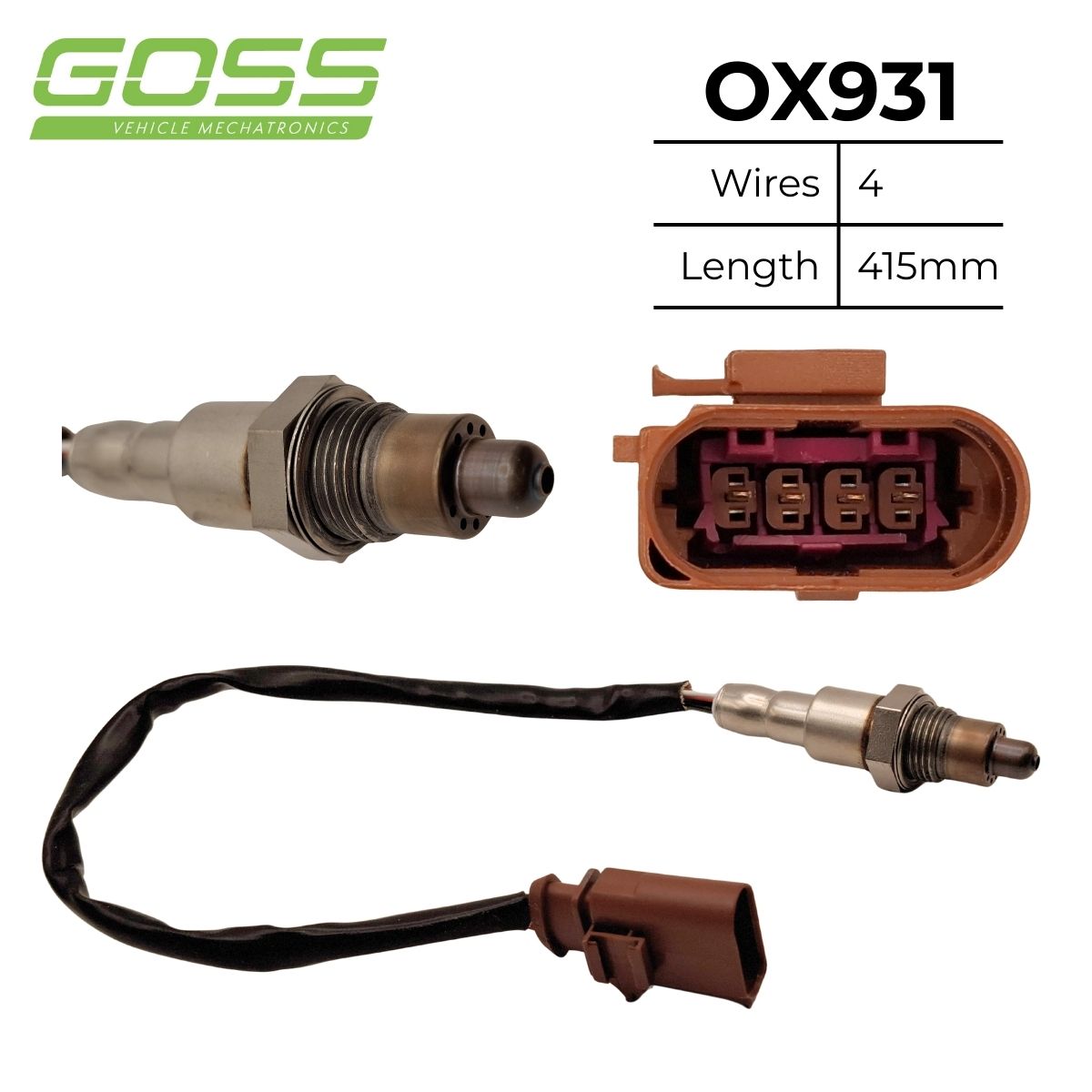Oxygen Sensor Volkswagen/Skoda OX931 - Goss