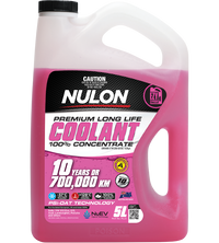 Nulon Pink Premium Long Life Coolant 100% Concentrate 5 Litres - PLL5