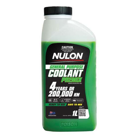 Nulon Green General Purpose Coolant Premix - 1 Litre