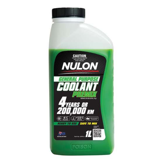 Nulon Green General Purpose Coolant Premix - 1 Litre