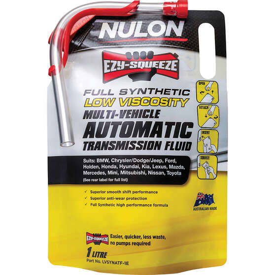 NULON EZY-SQUEEZE Low Viscosity Multi-Vehicle Automatic Transmission Fluid - 1 Litre