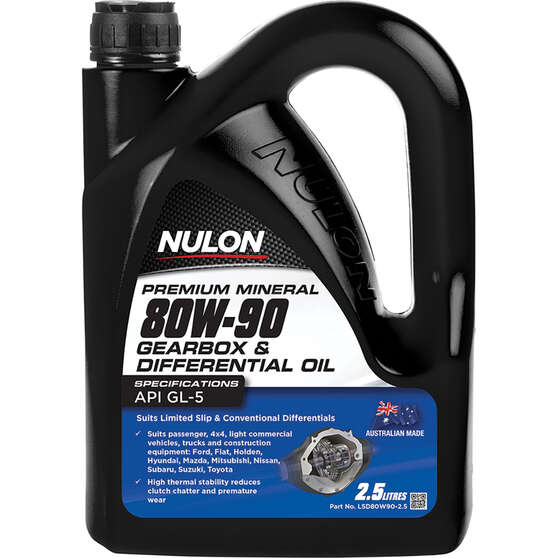 Nulon Gear Oil 80W-90 2.5 Litre