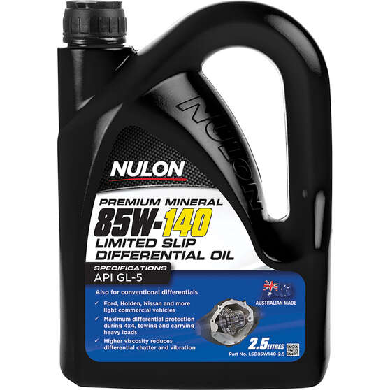 Nulon Gear Oil 85W-140 Limited Slip Differential 2.5 Litre