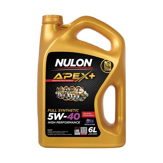 Nulon Apex+ 5W-40 Performance Engine Oil 6 Litre