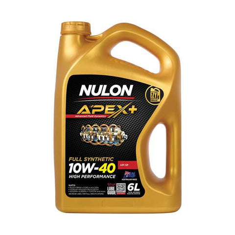 Nulon APEX+ 10W-40 High Performance Engine Oil 6 Litre