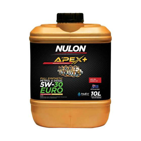 Nulon APEX+ 5W-30 Euro Petrol & Diesel Engine Oil 10 Litre