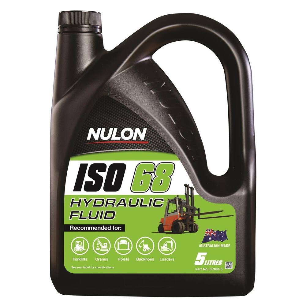 Nulon ISO 68 Hydraulic Fluid 3 x 5L (Carton) - ISO68-5