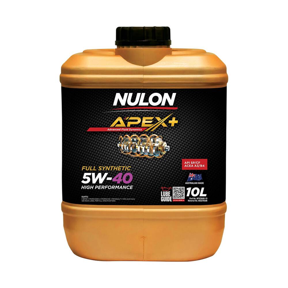 Nulon Apex+ 5W-40 Performance 10L - APX5W40-10