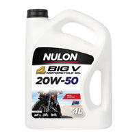 Nulon Motorcycle Mineral Big V 20W-50 3 x 4L (Carton) - MC20W50-4