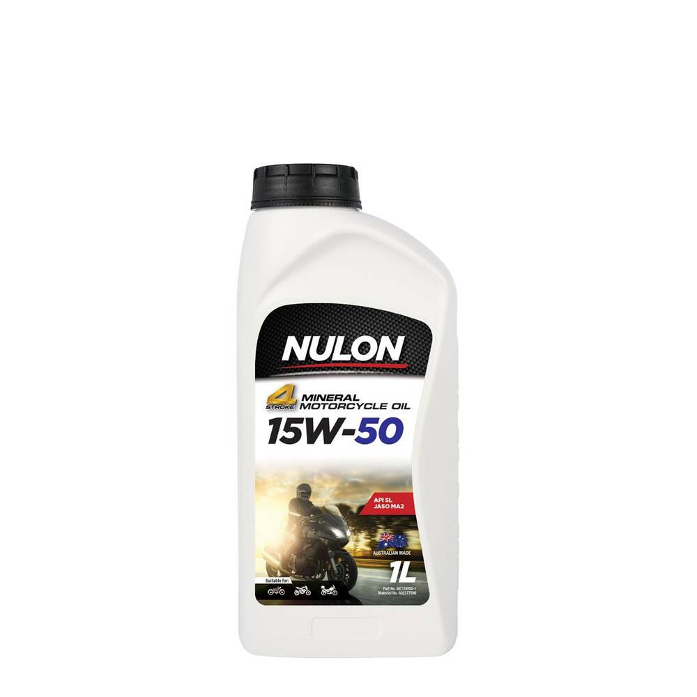 Nulon Motorcycle Mineral Super 15W-50 6 x 1L (Carton) - MC15W50-1