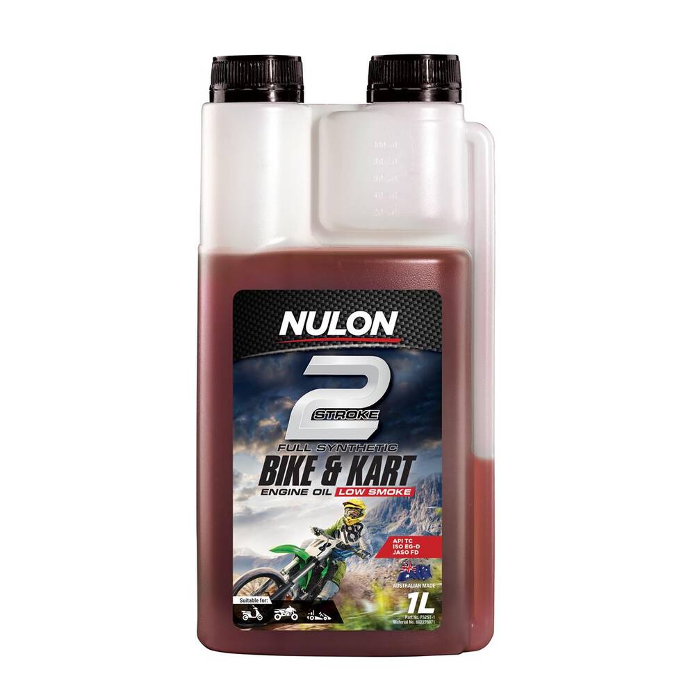 Nulon Motorcycle Full Synthetic Kart & Bike 2T Chamber 6 x 1L (Carton) - FS2ST-1