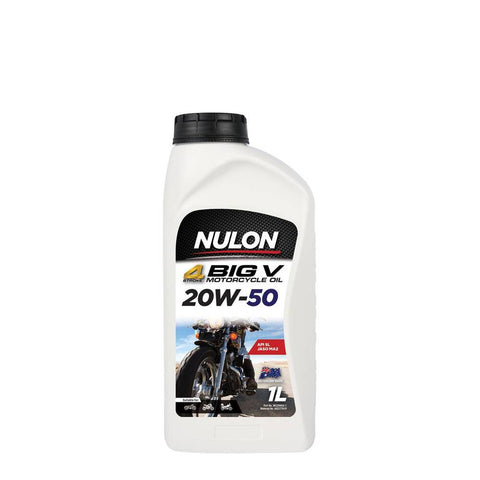 Nulon Motorcycle Mineral Big V 20W-50 6 x 1L (Carton) - MC20W50-1