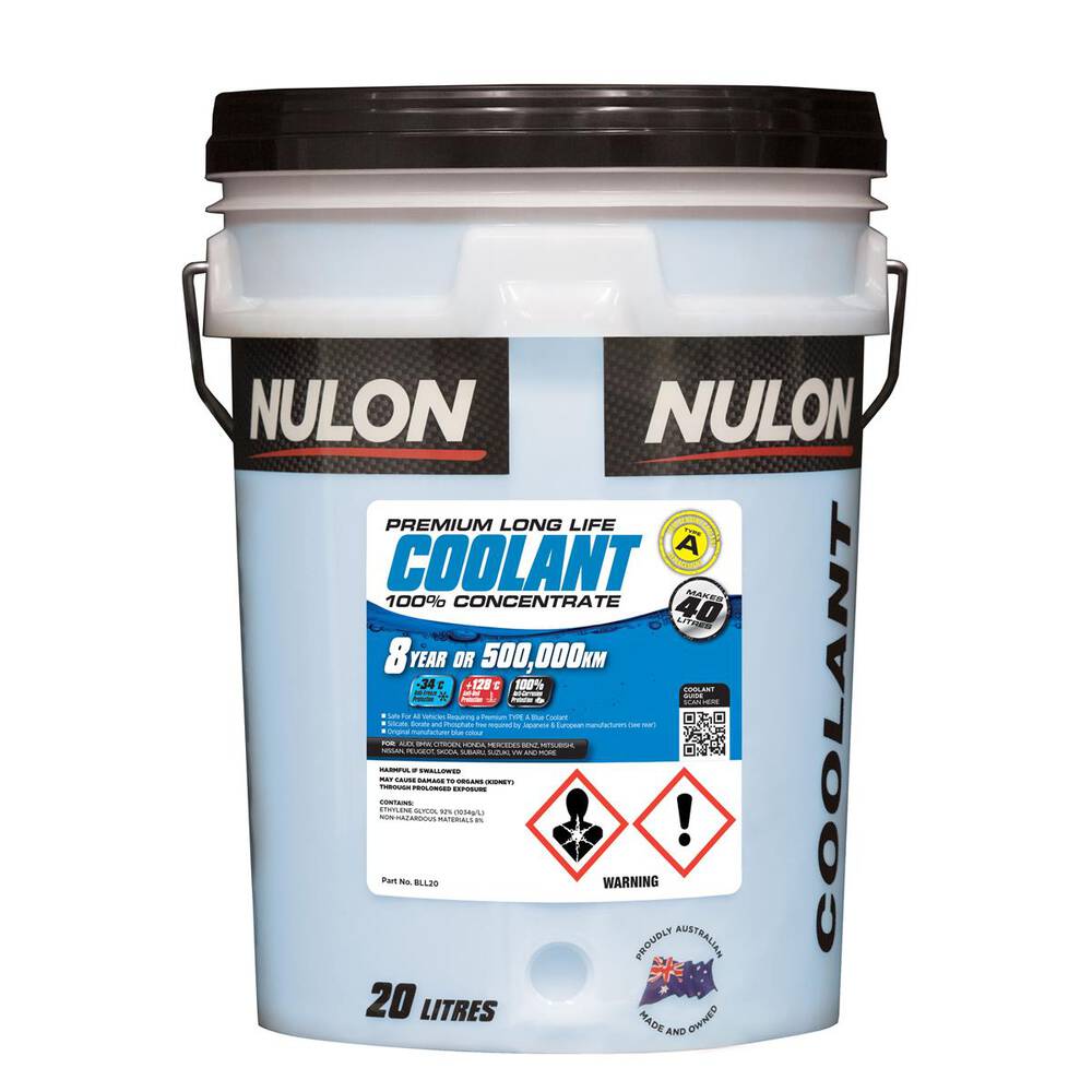 Nulon Long Life Coolant Concentrate Blue - 20 Litres